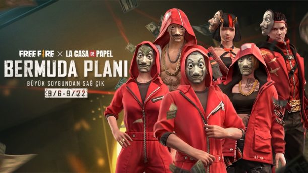 Eylül Ayı Boyunca Sürecek Olan Free Fire x La Casa de Papel Etkinliği Bugün Başlıyor!